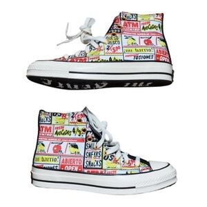 Converse Chuck 70 High Mi Gente Sneakers Special Edition Comic Print Size 10.5